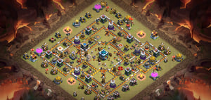 Townhall 13 Trophy Base