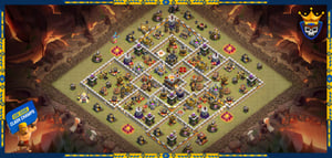 TH level 11 most Defensive base (1st use then you will realise)