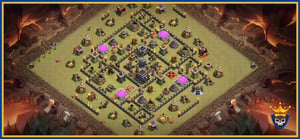 Th9 base even I use this base in war