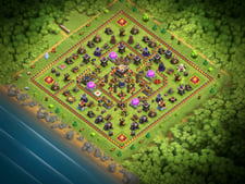 TH11 farming base (without Eagle Artillery)