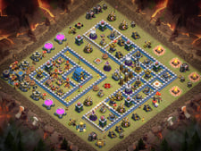 New TH 12 War/CWL/Trophy Base: Tested in War and Legends League