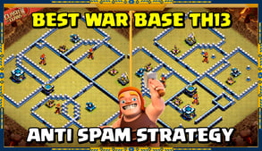 Best War Base TH13 Anti 3 Star with Link & Replay