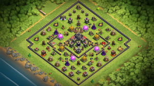 Dark Elixir Farming Base TH9