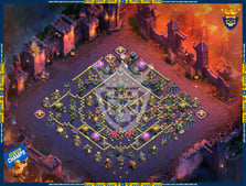 新しいプロ TH17 レジェンドベース ~ 戦争 & CWL ~ アンチ 3 | by PJ