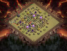 Town hall 9 war base