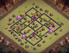 War Base | TH8 | Anti-3 Star