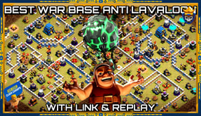 TH12 VS NEW TROOPS - WAR BASE FOR TH12 ANTI 3 STAR WITH LINK & REPLAY
