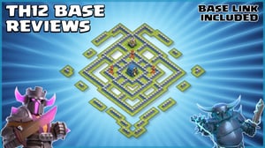 *SUPREME* NEW TH12 Legend League & War Base (WITH LINK)