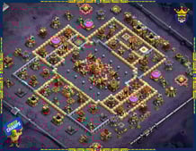 Anti Root Rider Base for TH16 - Hybrid Layout