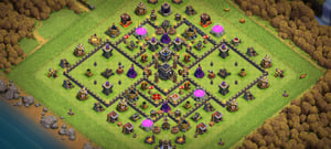Th9 Anti-Queen Walk,  Trophy Base, Anti - 2 and 3 Stars.