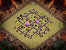 Best TH7 war Base [Anti GiWi] 2019 | Clash of Clans
