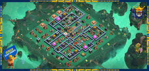 Town Hall 14 War/Trophy base