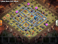 TH12 anti 3 . Great in game cwl base