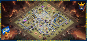Anti Dragon TH12 War Base