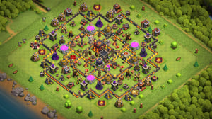Th10 trophy and farming base