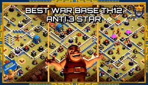 NEW WAR BASE TH12 ANTI 3 STAR WITH LINK