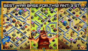 New - War Base TH12 Anti 3 Star, with link