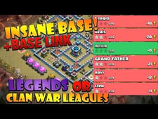 INSANE CWL TH13 BASE with Base Link! by Clash with Eric - OneHive