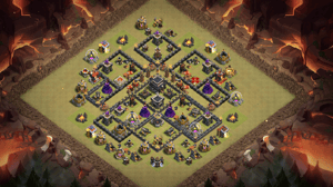 Town Hall 9 War base