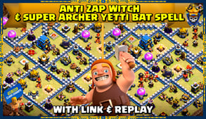 La migliore base da 2 scatole per l'incantesimo Th12 Anti Zap Witch e Yetti Bats Super Archer