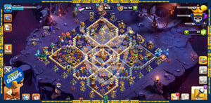 Shout out to the one who made this design Th16 Recreated a TH17 I saw enjoy guys!!!