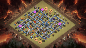 TH13 war and trophy base