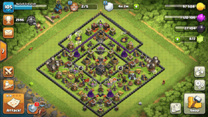 Dark elixir saver ring hybrid home base