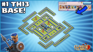 *UPDATED* TOWN HALL 13 BASE -  16 Legend League Attacks = 8 x 1 Star & 8 x 2 Star  5600+ Trophies