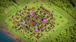 Th10 trophy and farming base