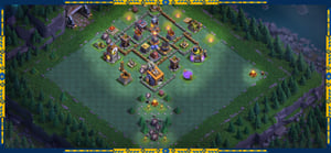 Anti night witches  Base Trophy TownHall8