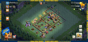 Trophy pushing base