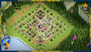 My newest creation ! Solid complete TH17 base, symetrical, aesthetic, and could be hard to 2 stars.