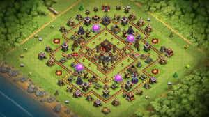 Base Troféu Th10 Anti 2 Estrelas