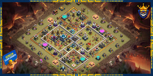 Town Hall 13 farming and trophy pushing base