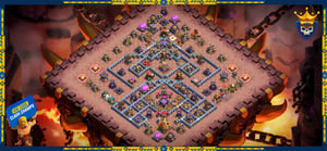 Th16 base layout high legends and Top war teaser style base